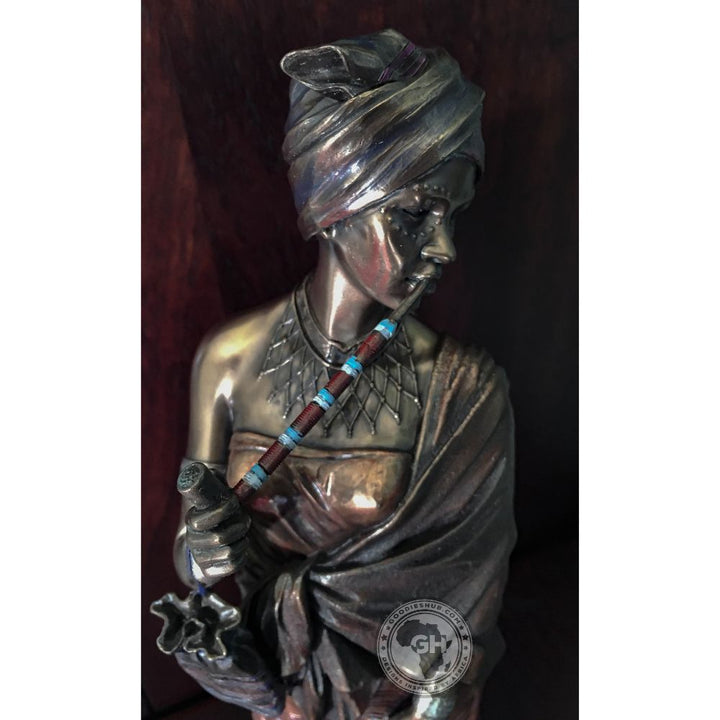 Sindiswa Xhosa Woman African Figurine Bronze Sculpture