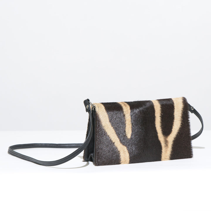 Vintage Clutch Zebra Bag