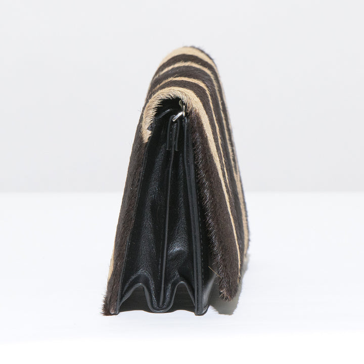 Vintage Clutch Zebra Bag
