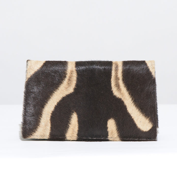 Vintage Clutch Zebra Bag