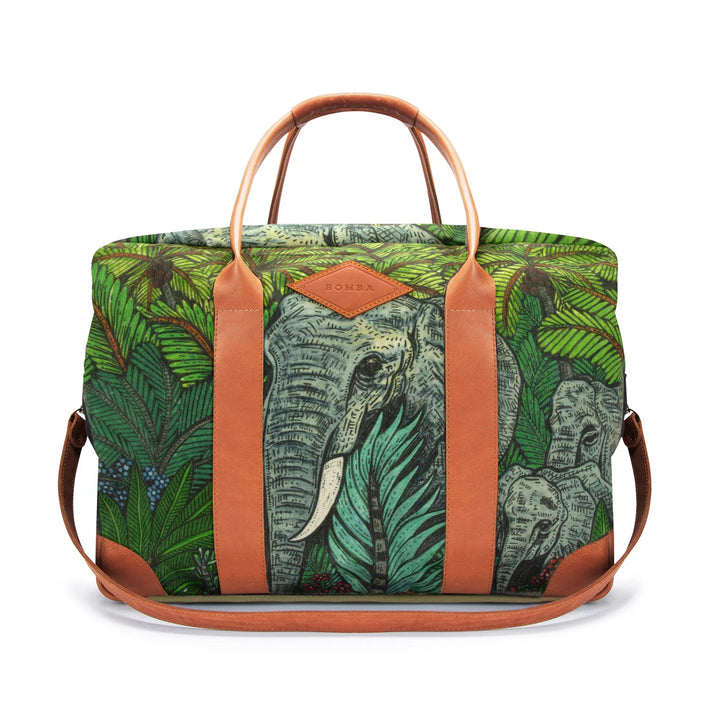 Andes Bag by KL Studio - Animal Print Canvas