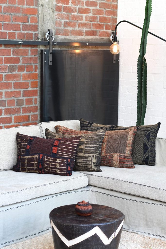 Metallic Bogolan Cushion Covers 45x70cm / 18"x28"
