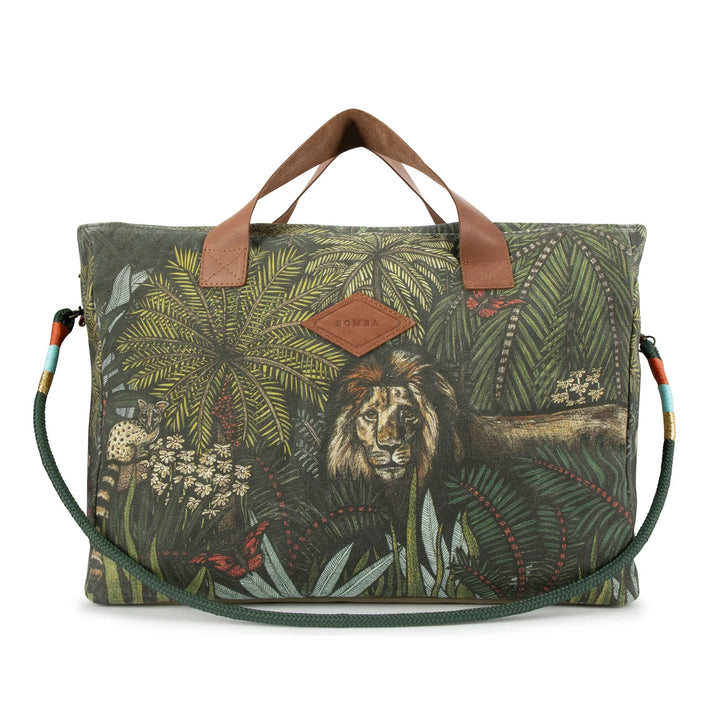 Betty Bag by KL Studio - Animal Print Canvas