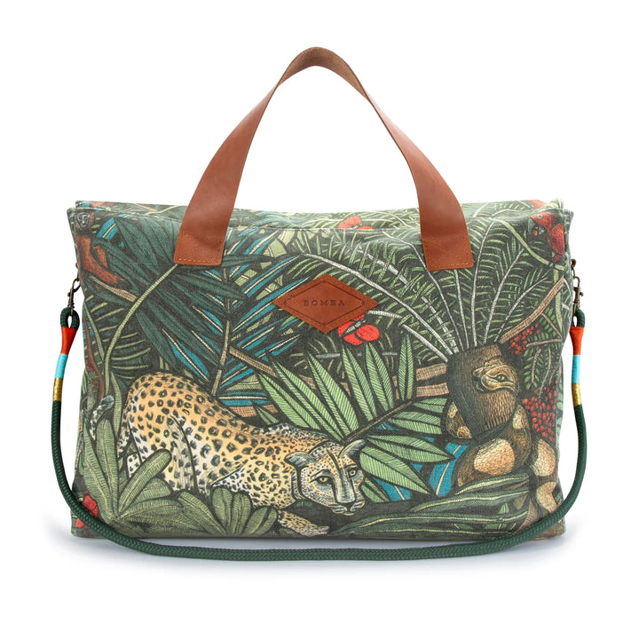 Betty Bag by KL Studio - Animal Print Canvas