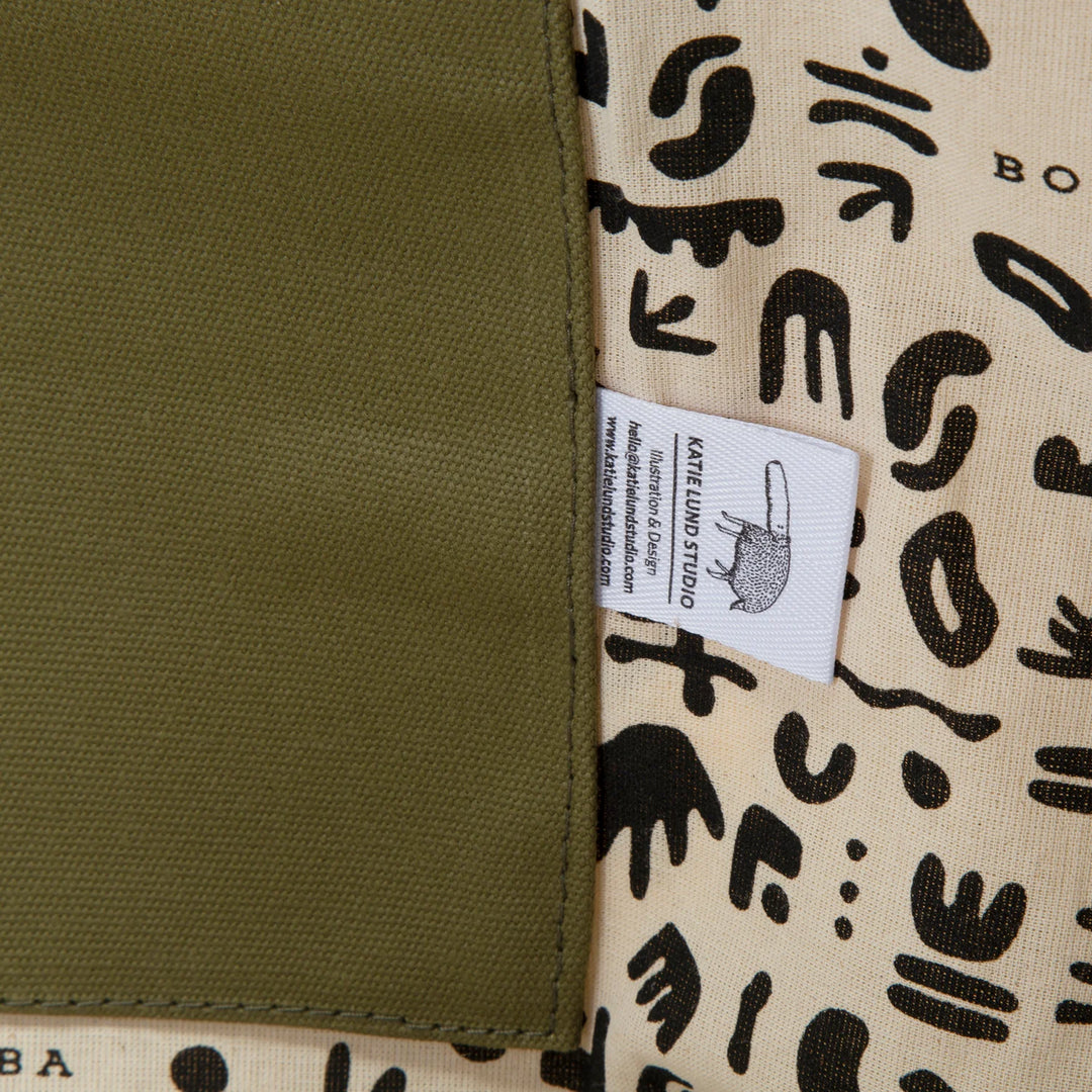 Betty Bag by KL Studio - Animal Print Canvas