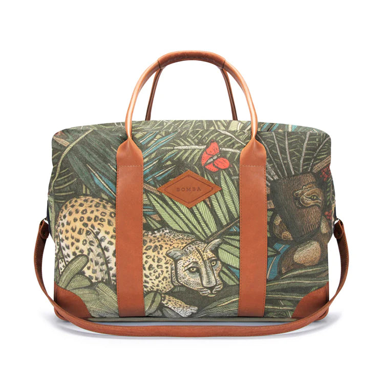 Andes Bag by KL Studio - Animal Print Canvas