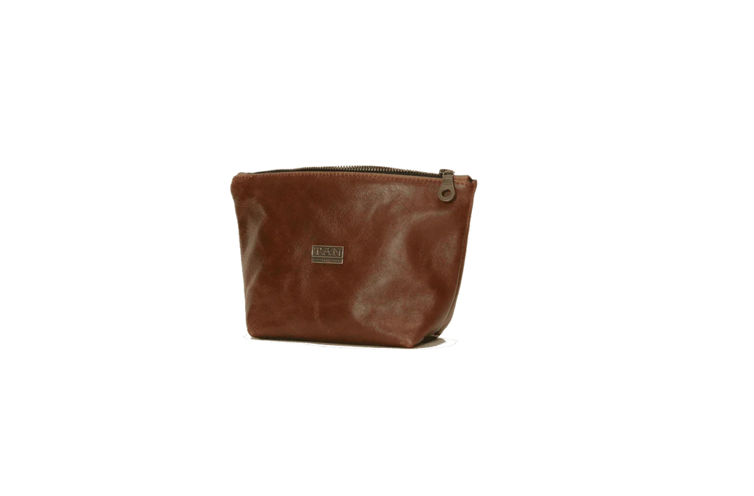 Louise Leather Makeup Bag