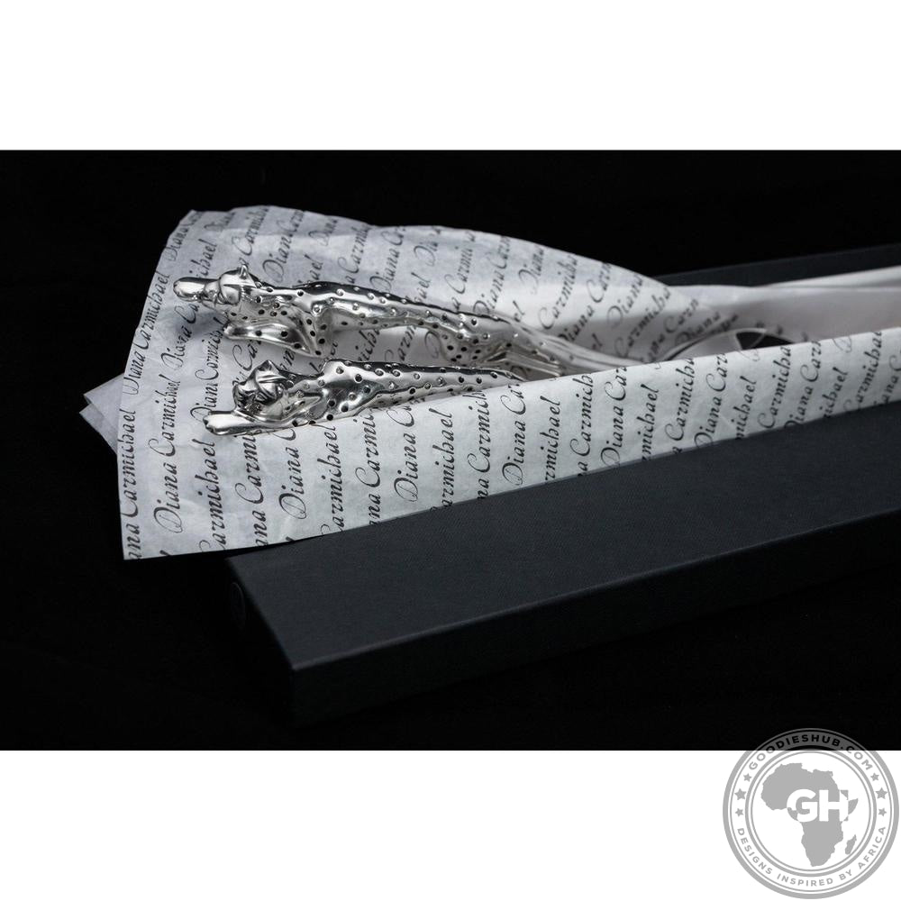 Salad Server - Cheetah Africa Collection - Diana Carmichael-GoodiesHub