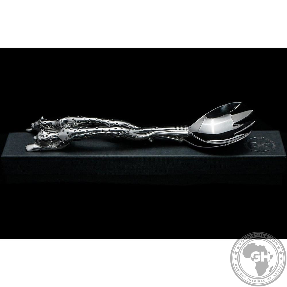 Salad Server - Cheetah Africa Collection - Diana Carmichael-GoodiesHub
