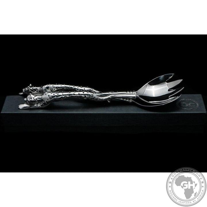 Salad Server - Cheetah Africa Collection - Diana Carmichael-GoodiesHub