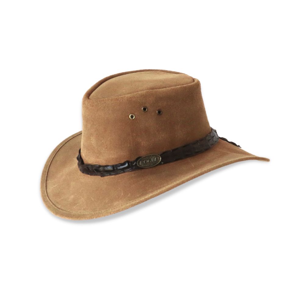 Rogue Chobe Hat Pamplona with a Crocodile leather band around the crown