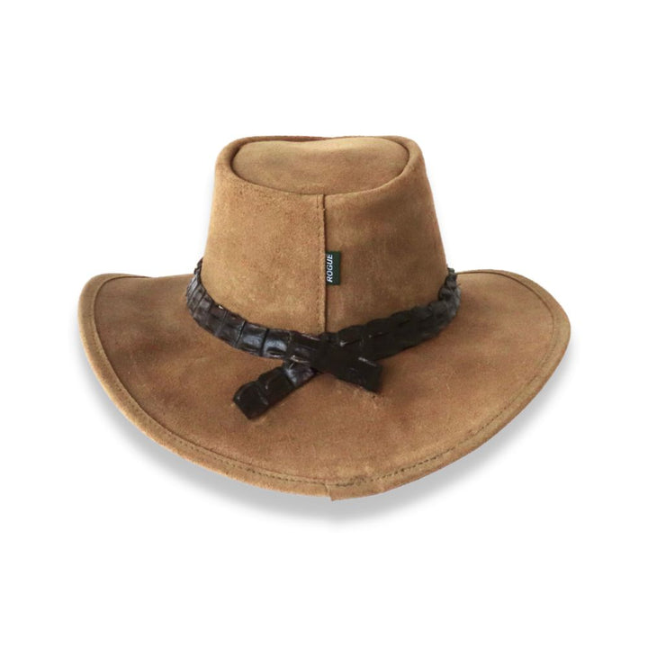 Rogue Chobe Hat Pamplona with a Crocodile leather band around the crown