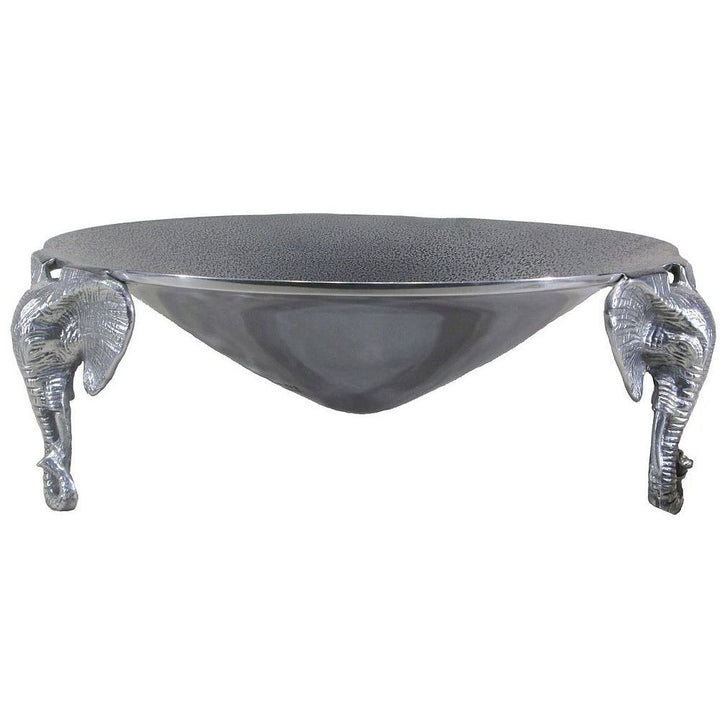 3 Elephant Cone Bowl - Lamu Aluminium Tableware