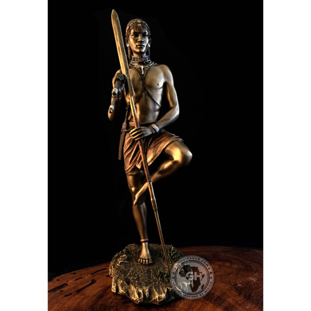 Angolia African Figurine Bronze Sculpture – GoodiesHub.com