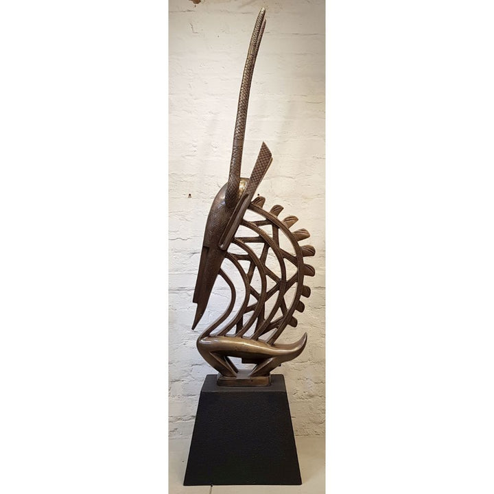 Chi Wara Large Bronze Sculpture