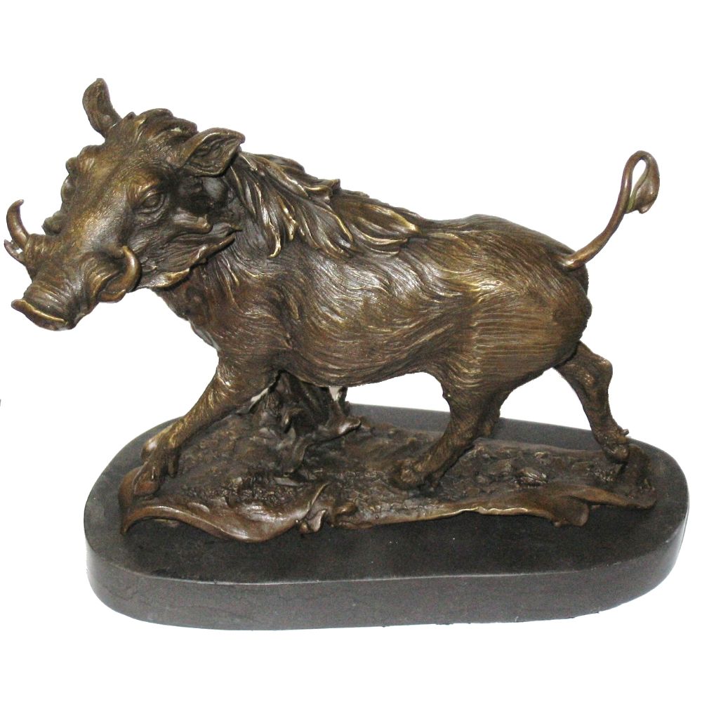 Warthog Bronze Sculpture