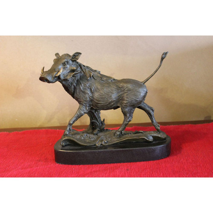 Warthog Bronze Sculpture