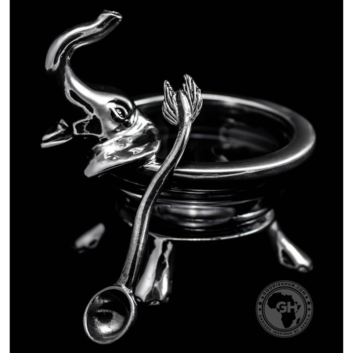 Bowl &amp; Spoon Baba Elephant - Earthangel