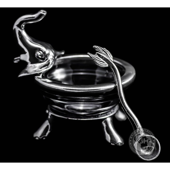 Bowl &amp; Spoon Baba Elephant - Earthangel