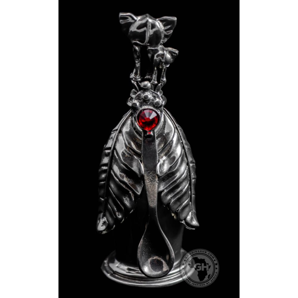 Booty Elephants Spice/Salt Pot &amp; Spoon Pair - Earthangel