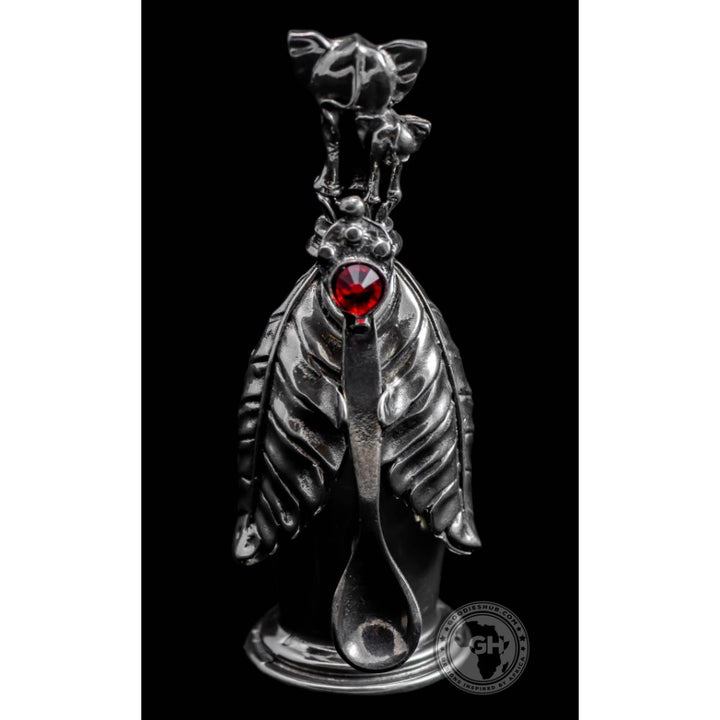Booty Elephants Spice/Salt Pot &amp; Spoon Pair - Earthangel