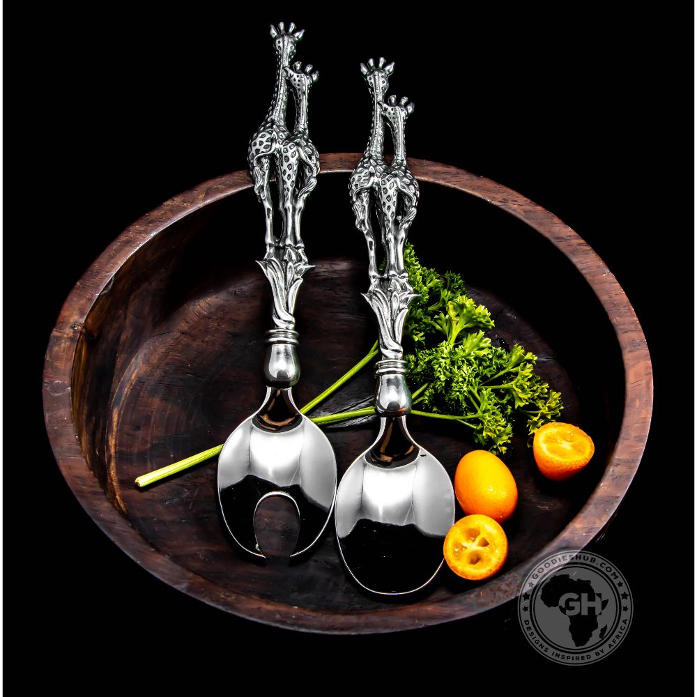 Booty Giraffes Salad Server - Earthangel