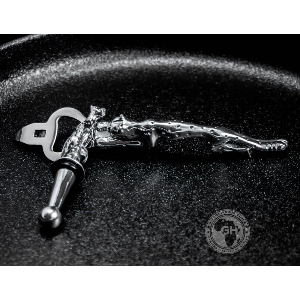 Bottle Opener &amp; Stopper Set - Cheetah Africa Collection - Diana Carmichael