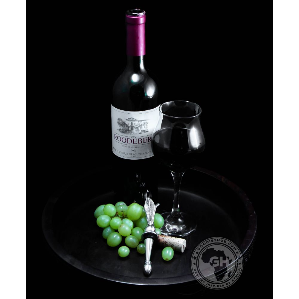 Bottle stopper 3 Feather - Usiba Lwe Nyoni Collection - Diana Carmichael
