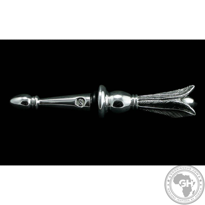 Bottle stopper 3 Feather - Usiba Lwe Nyoni Collection - Diana Carmichael