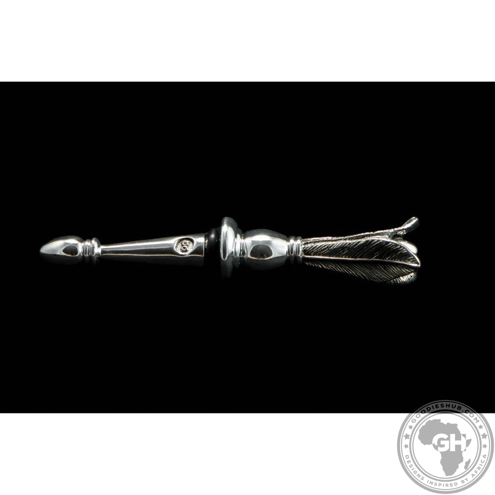 Bottle stopper 3 Feather - Usiba Lwe Nyoni Collection - Diana Carmichael