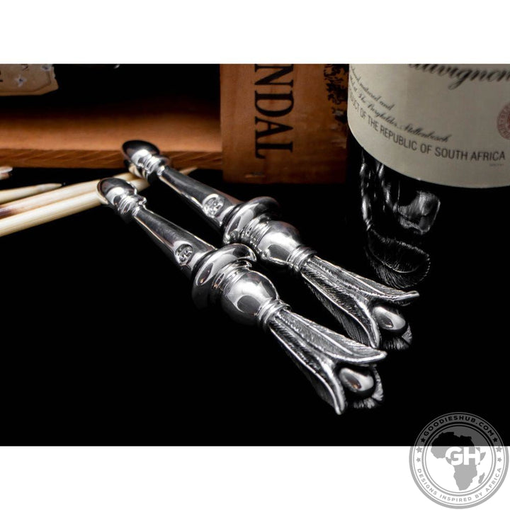 Bottle stopper 3 Feather - Usiba Lwe Nyoni Collection - Diana Carmichael