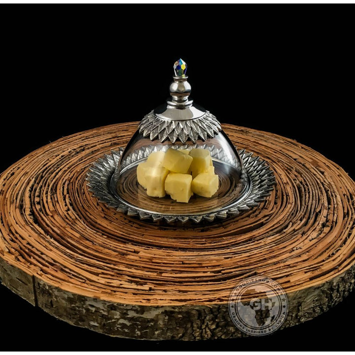 Butter Dish 120mm - Crystal D&