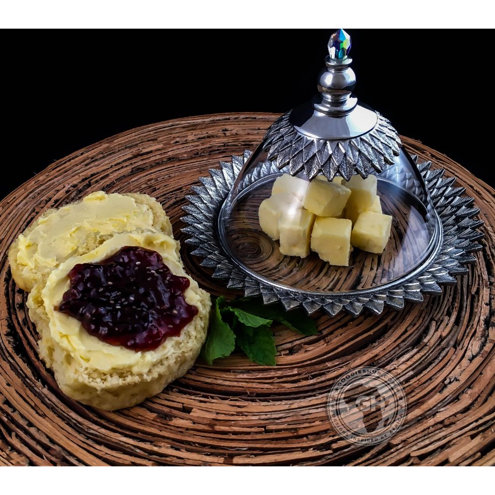 Butter Dish 120mm - Crystal D&