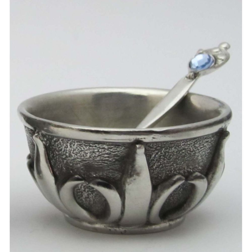 Pinch/Salt Pot &amp; Spoon - Classic - Earthangel