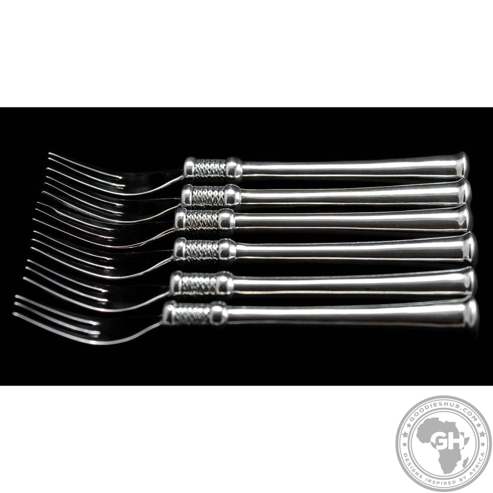 Cake Fork Set of 6 - Noblesse Collection - Diana Carmichael