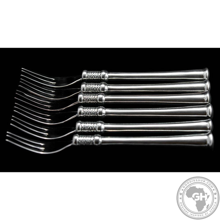 Cake Fork Set of 6 - Noblesse Collection - Diana Carmichael