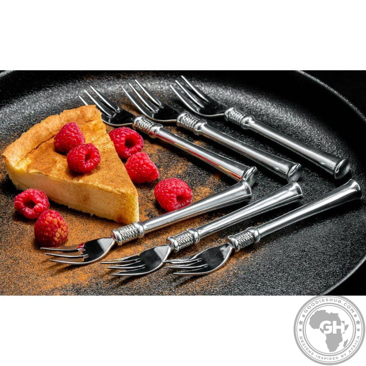 Cake Fork Set of 6 - Noblesse Collection - Diana Carmichael
