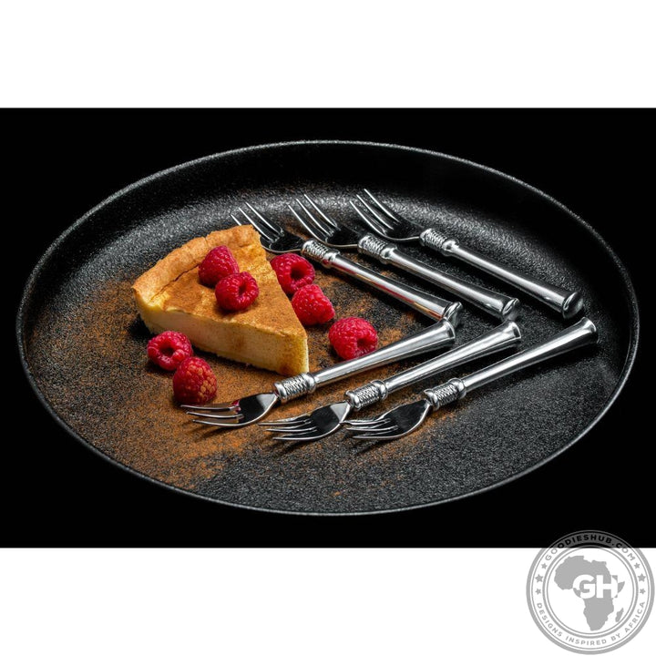 Cake Fork Set of 6 - Noblesse Collection - Diana Carmichael
