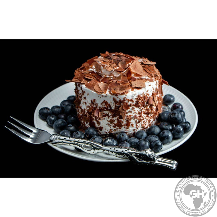 Cake Fork (187mm) - Cheetah Africa Collection - Diana Carmichael