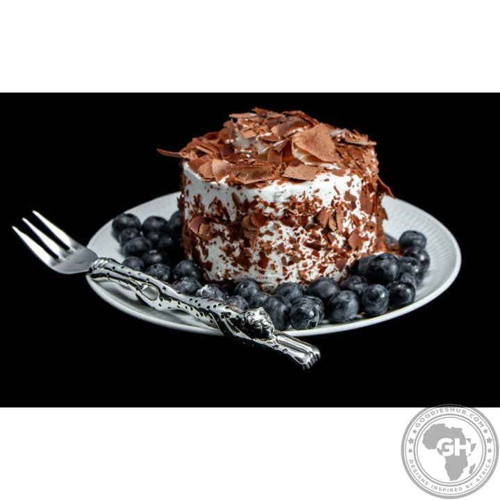 Cake Fork (187mm) - Cheetah Africa Collection - Diana Carmichael