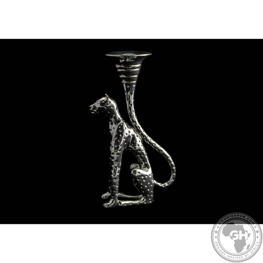 Candlestick - Cheetah Africa Collection - Diana Carmichael