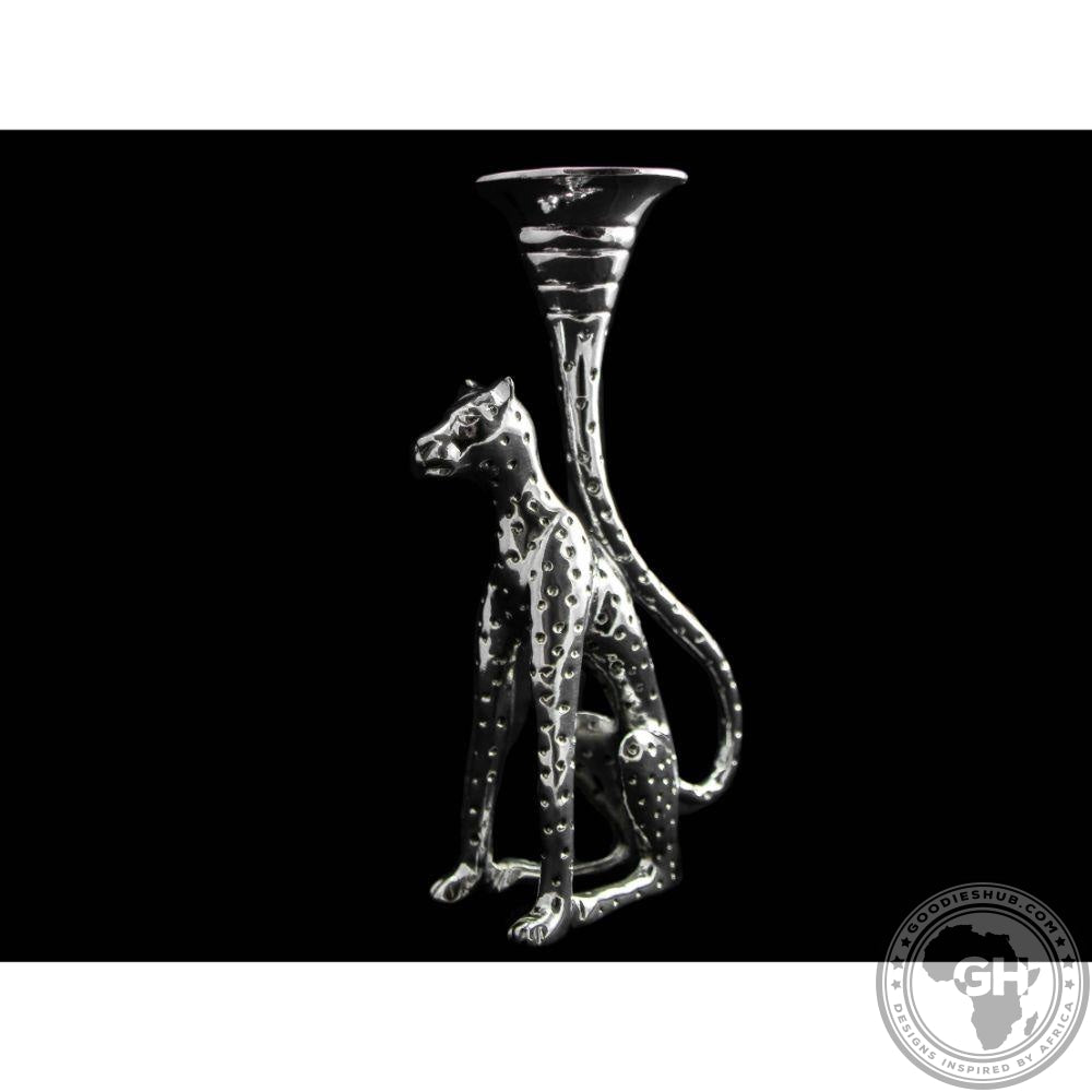 Candlestick - Cheetah Africa Collection - Diana Carmichael
