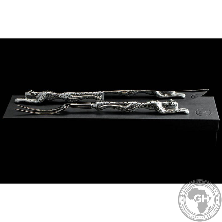 Carving Set - Cheetah Africa Collection - Diana Carmichael