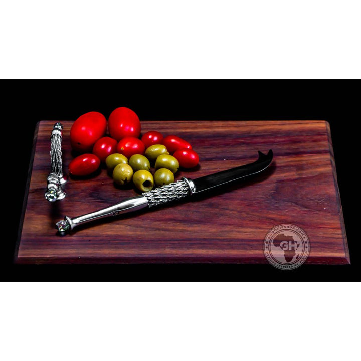 Cheese Board Small &amp; Cheese Serving Utensil Small Set - Crystal d&