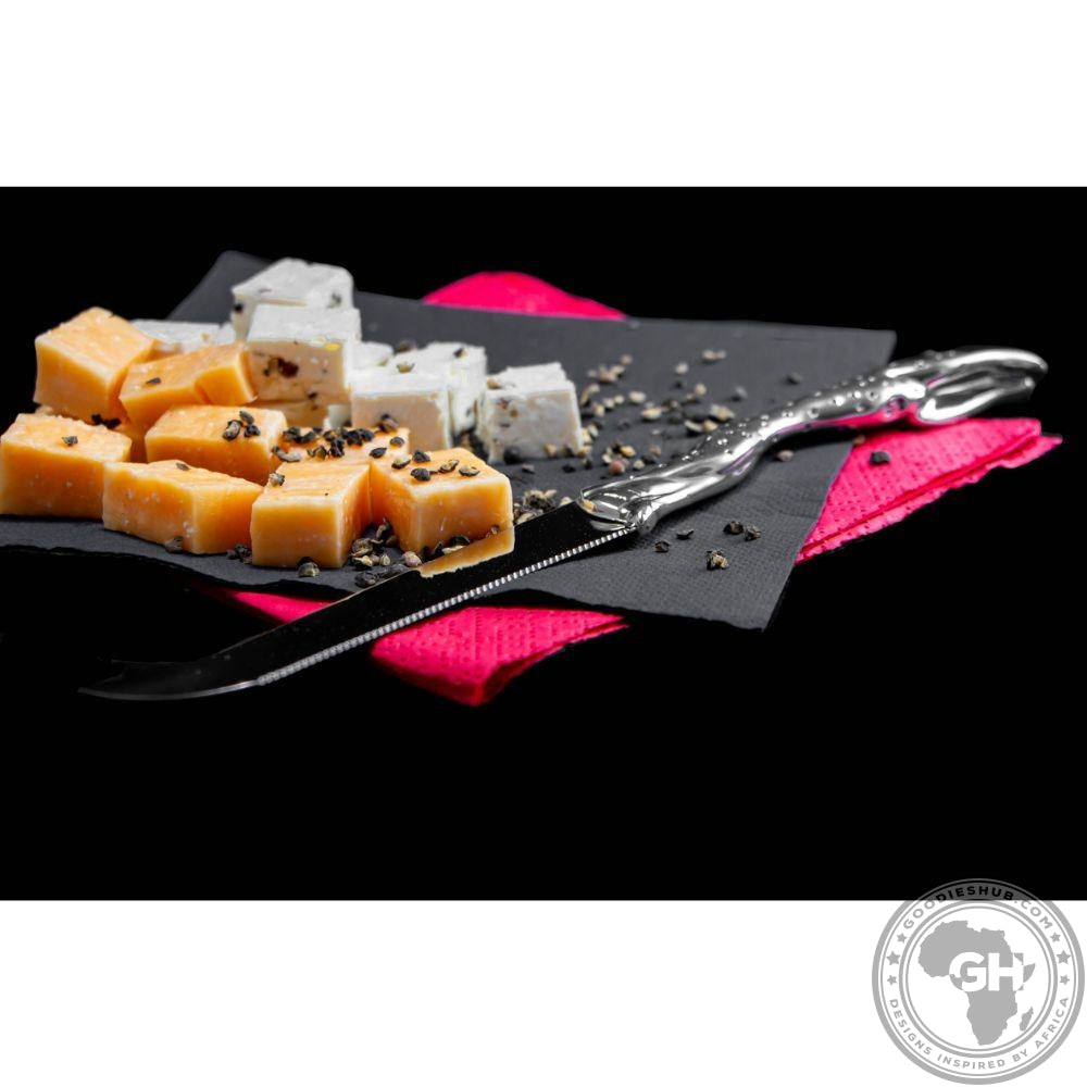 Cheese Serving Utensil Large - Cheetah Africa Collection - Diana Carmichael