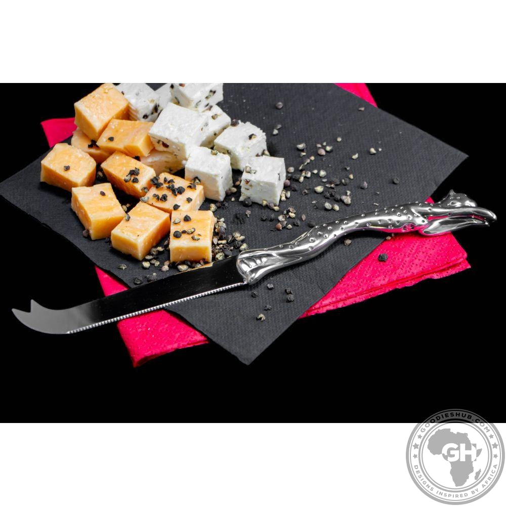 Cheese Serving Utensil Large - Cheetah Africa Collection - Diana Carmichael