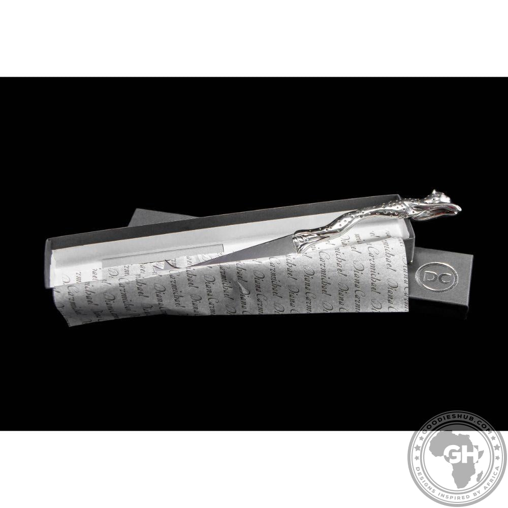 Cheese Serving Utensil Large - Cheetah Africa Collection - Diana Carmichael