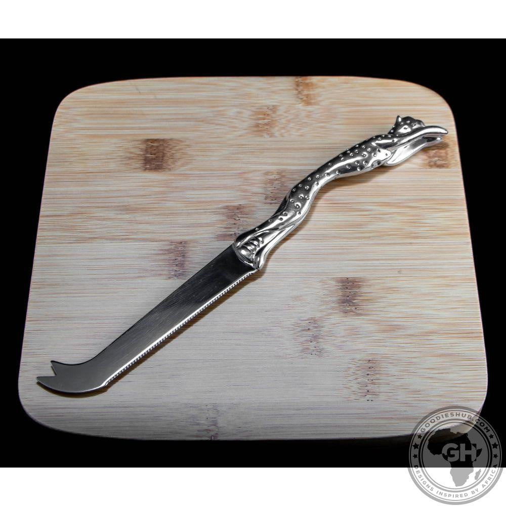 Cheese Serving Utensil Large - Cheetah Africa Collection - Diana Carmichael