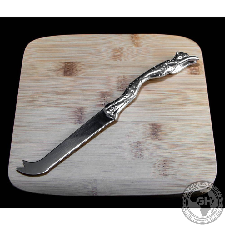Cheese Serving Utensil Large - Cheetah Africa Collection - Diana Carmichael