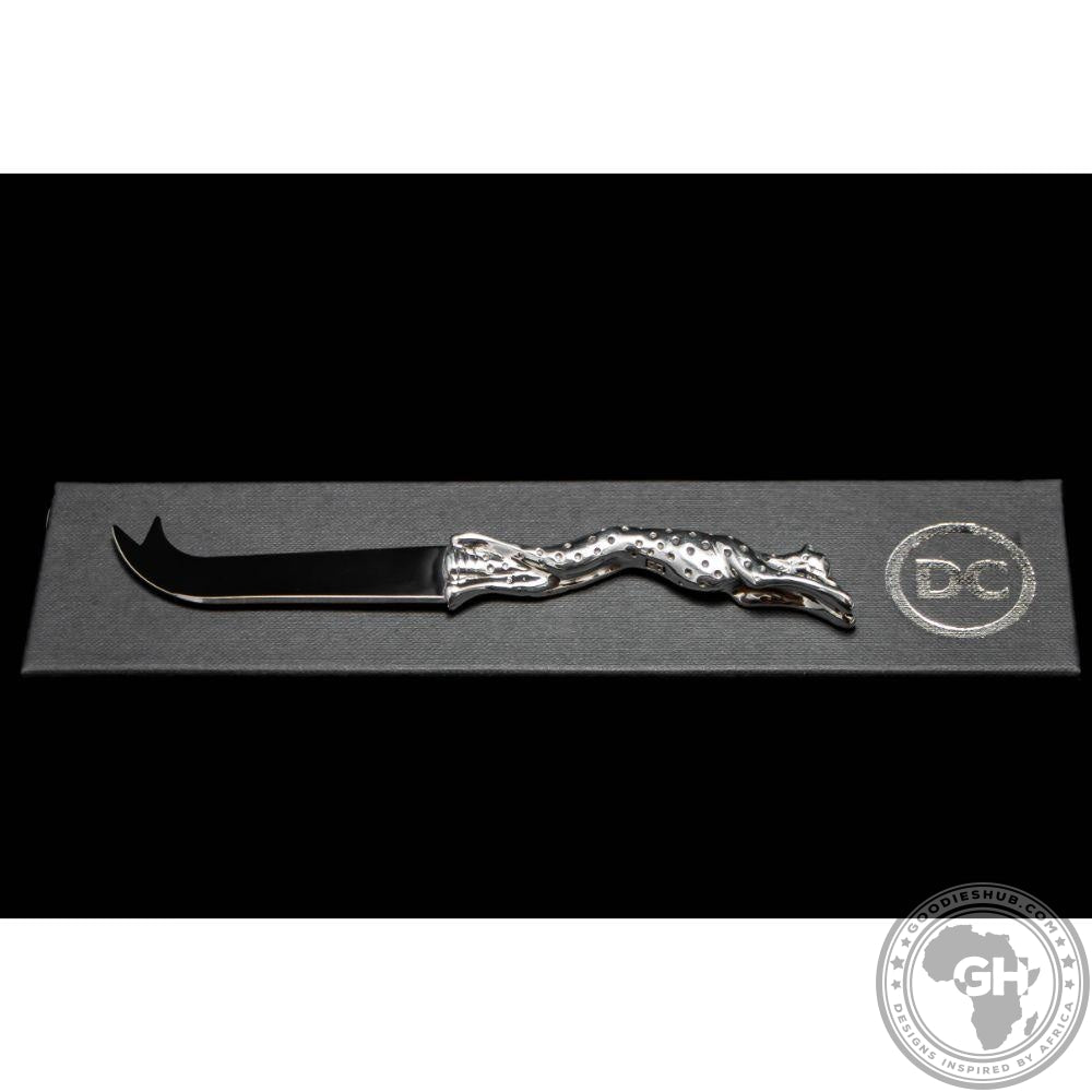 Cheese Serving Utensil Small - Cheetah Africa Collection - Diana Carmichael